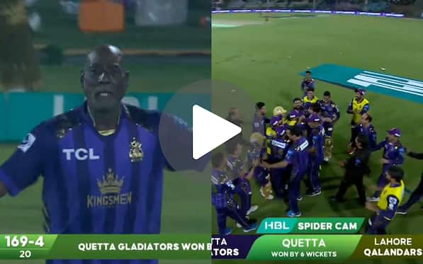 [Watch] Sir Viv Richards Charges Onto Ground During Clash Against Shaheen Afridi's Lahore